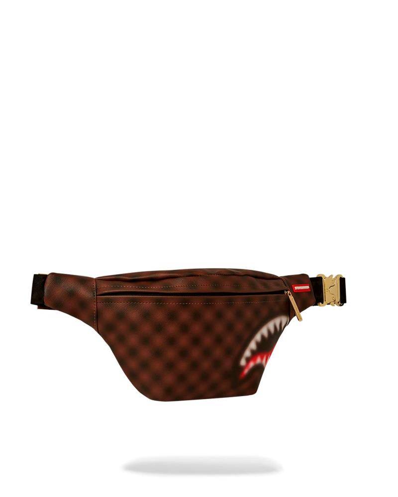 SPRAYGROUND SHARKS IN PARIS BLUR SAVVY CROSS-BODY