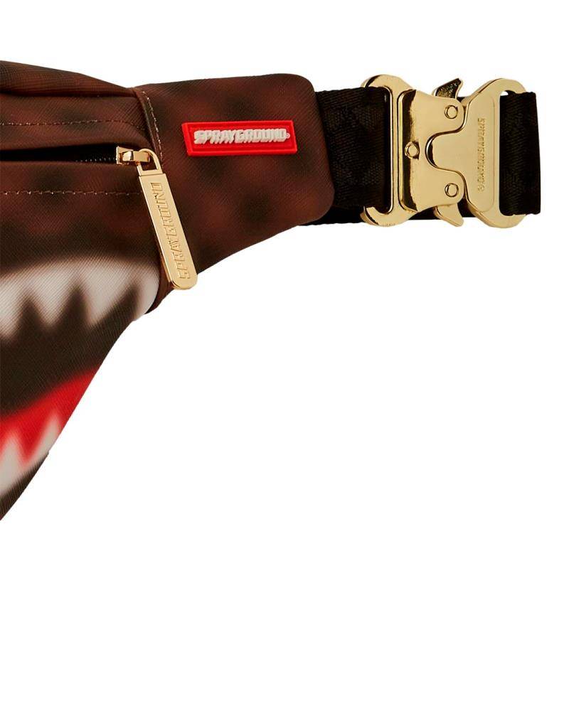 SPRAYGROUND SHARKS IN PARIS BLUR SAVVY CROSS-BODY