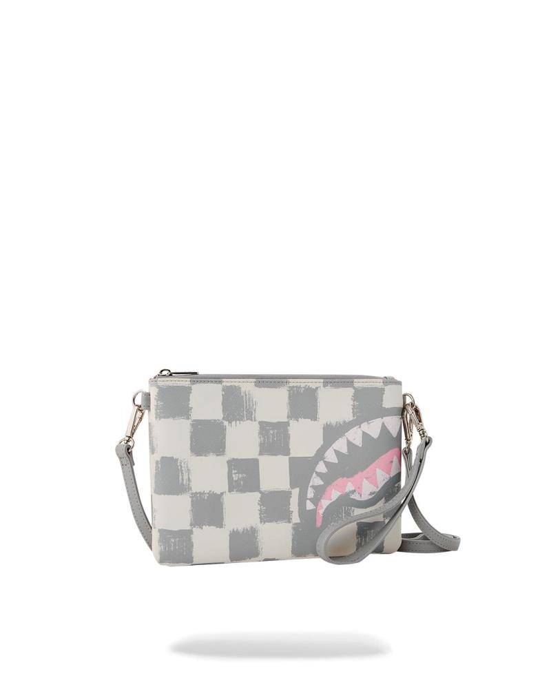 SPRAYGROUND VANQUISH CREAM CLUTCH