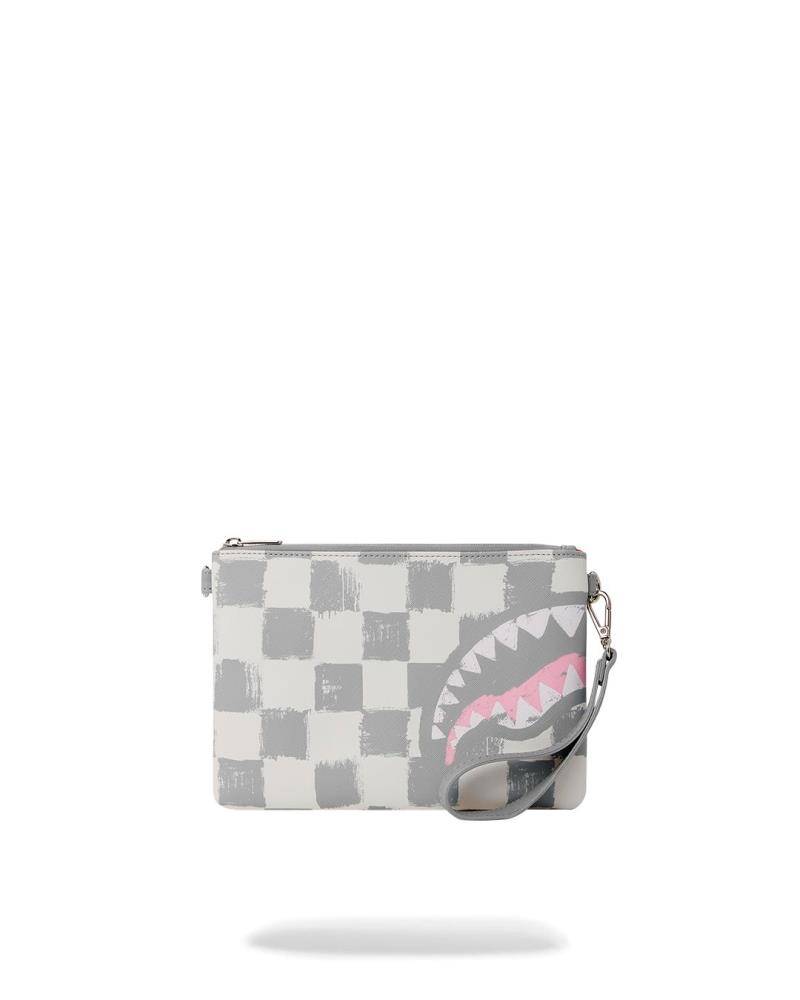 SPRAYGROUND VANQUISH CREAM CLUTCH