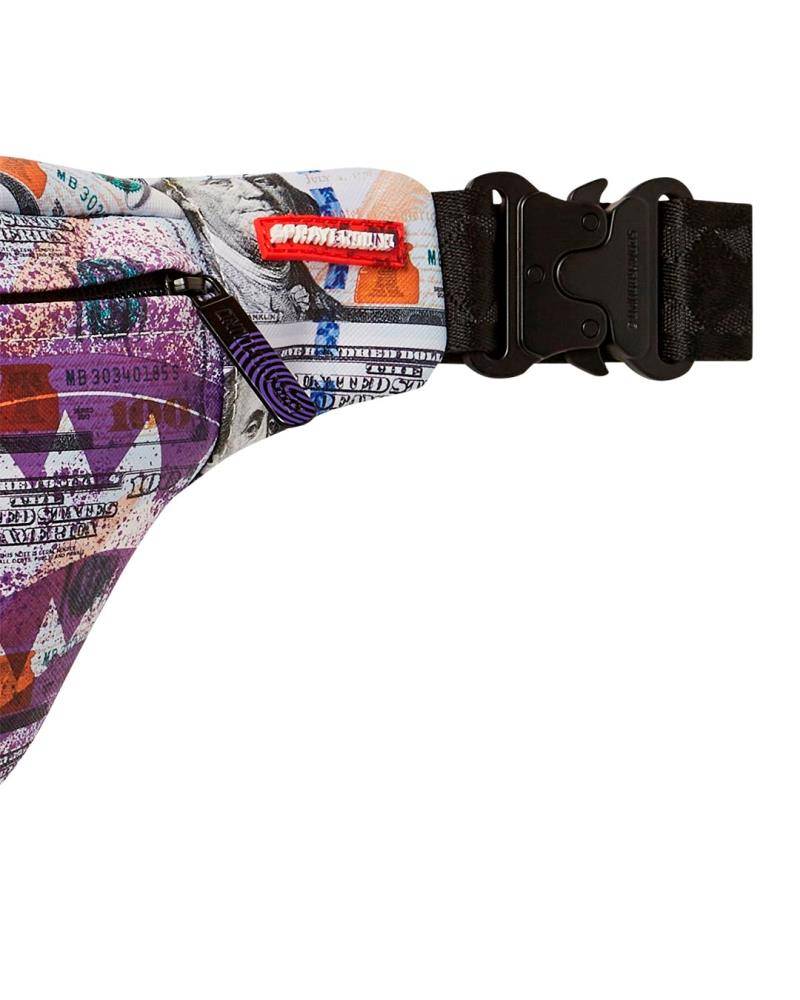 SPRAYGROUND MONEY SPLAT SAVVY CROSS-BODY