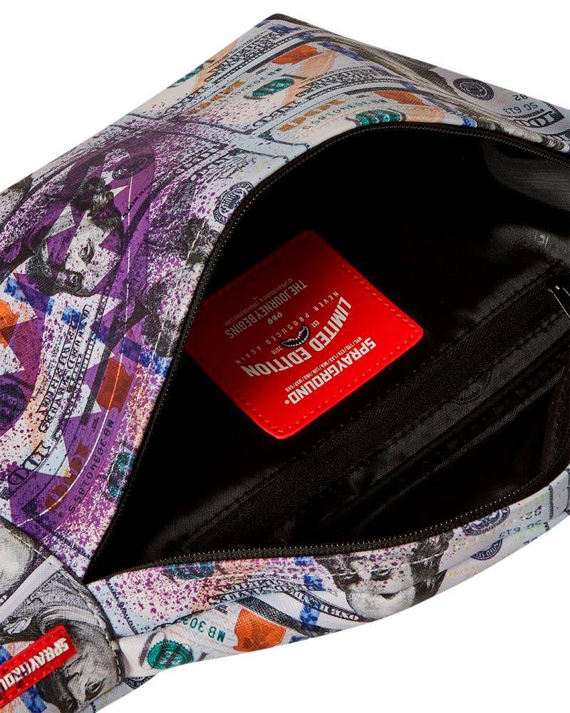 SPRAYGROUND MONEY SPLAT SAVVY CROSS-BODY
