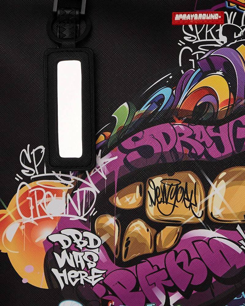 SPRAYGROUND HALF GRAFF LIPSTICK TOTE