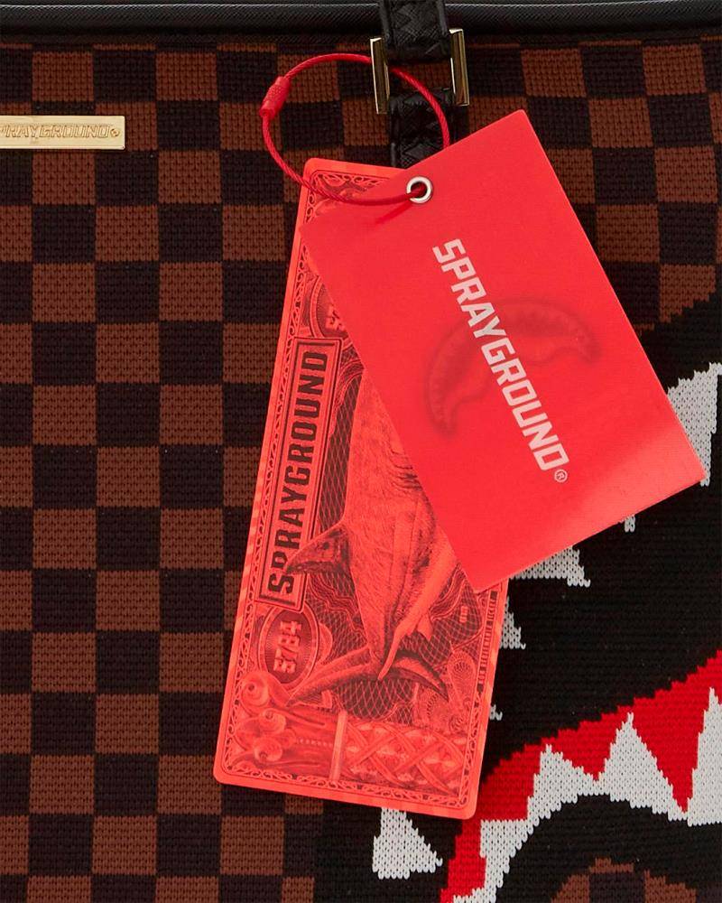 SPRAYGROUND KNIT SHARKS IN PARIS TOTE