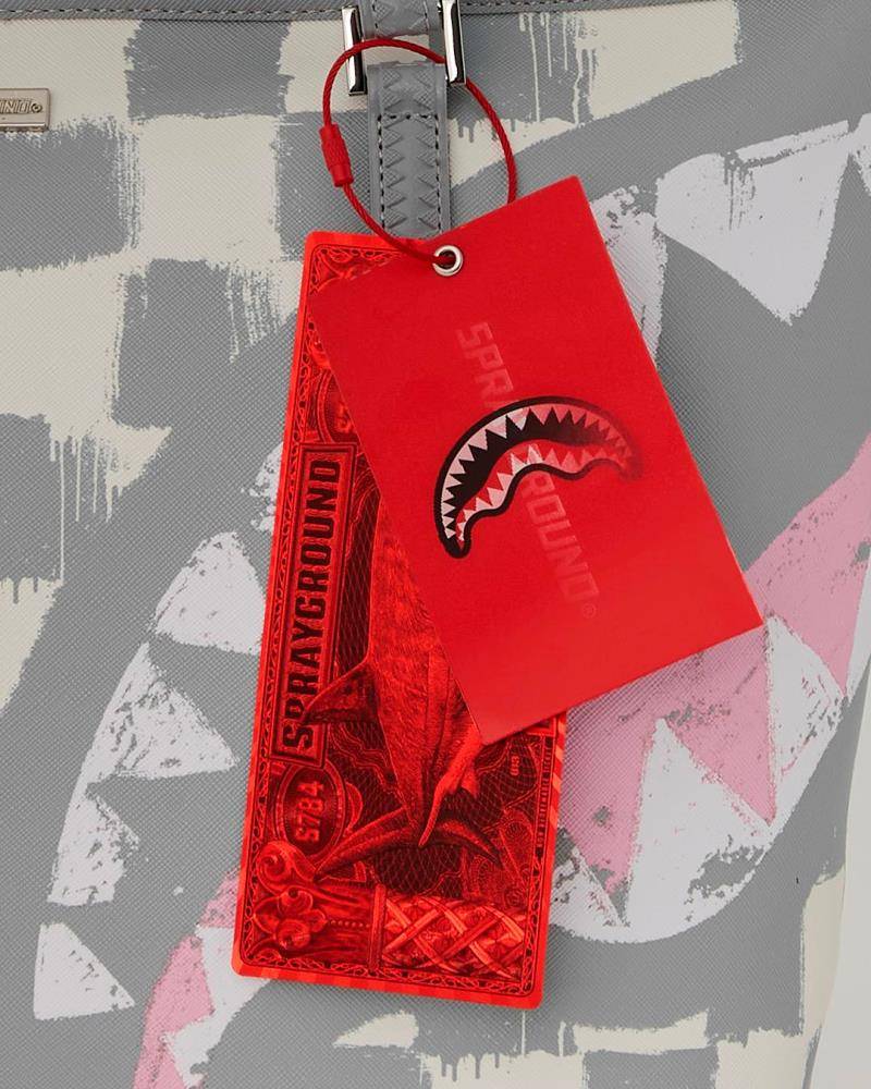 SPRAYGROUND VANQUISH CREAM TOTE