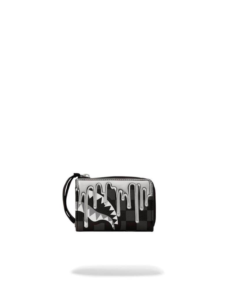 SPRAYGROUND METALLIC DRIP SHARKS IN PARIS WALLET