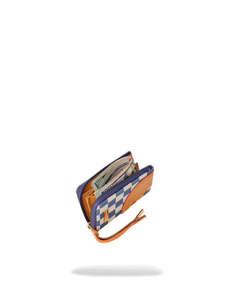 SPRAYGROUND LETTER CHECKERS WALLET