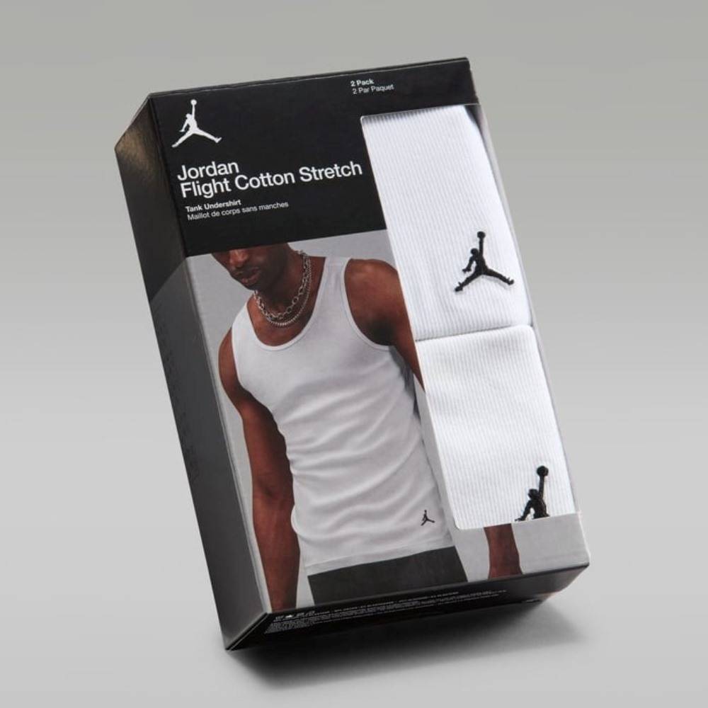 NIKE JORDAN MENS FLIGHT BASE TANK 2PK