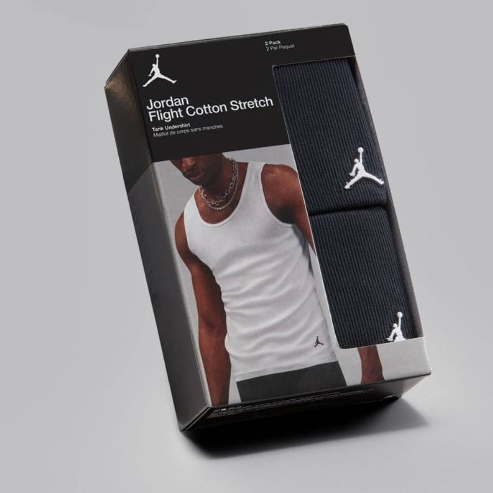 NIKE JORDAN MENS FLIGHT BASE TANK 2PK