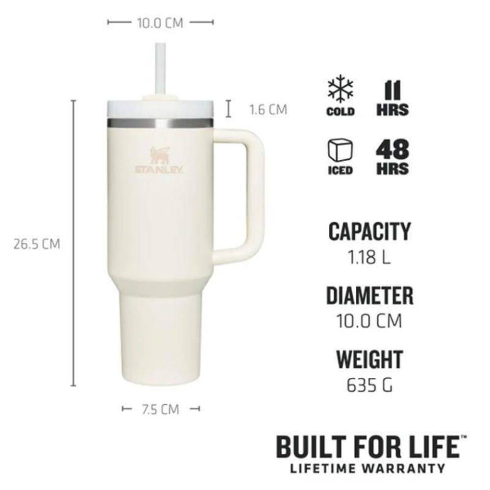 STANLEY QUENCHER H2.O FLOWSTATE™ TUMBLER 1.2L - 7 HOURS HOT | 11 HOURS COLD | 48