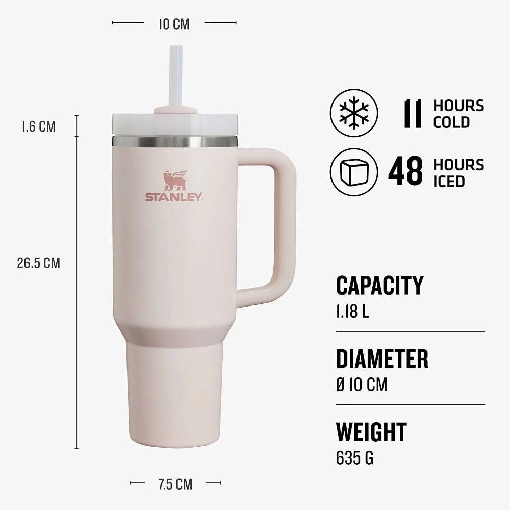 STANLEY QUENCHER H2.O FLOWSTATE™ TUMBLER 1.2L - 7 HOURS HOT | 11 HOURS COLD | 48