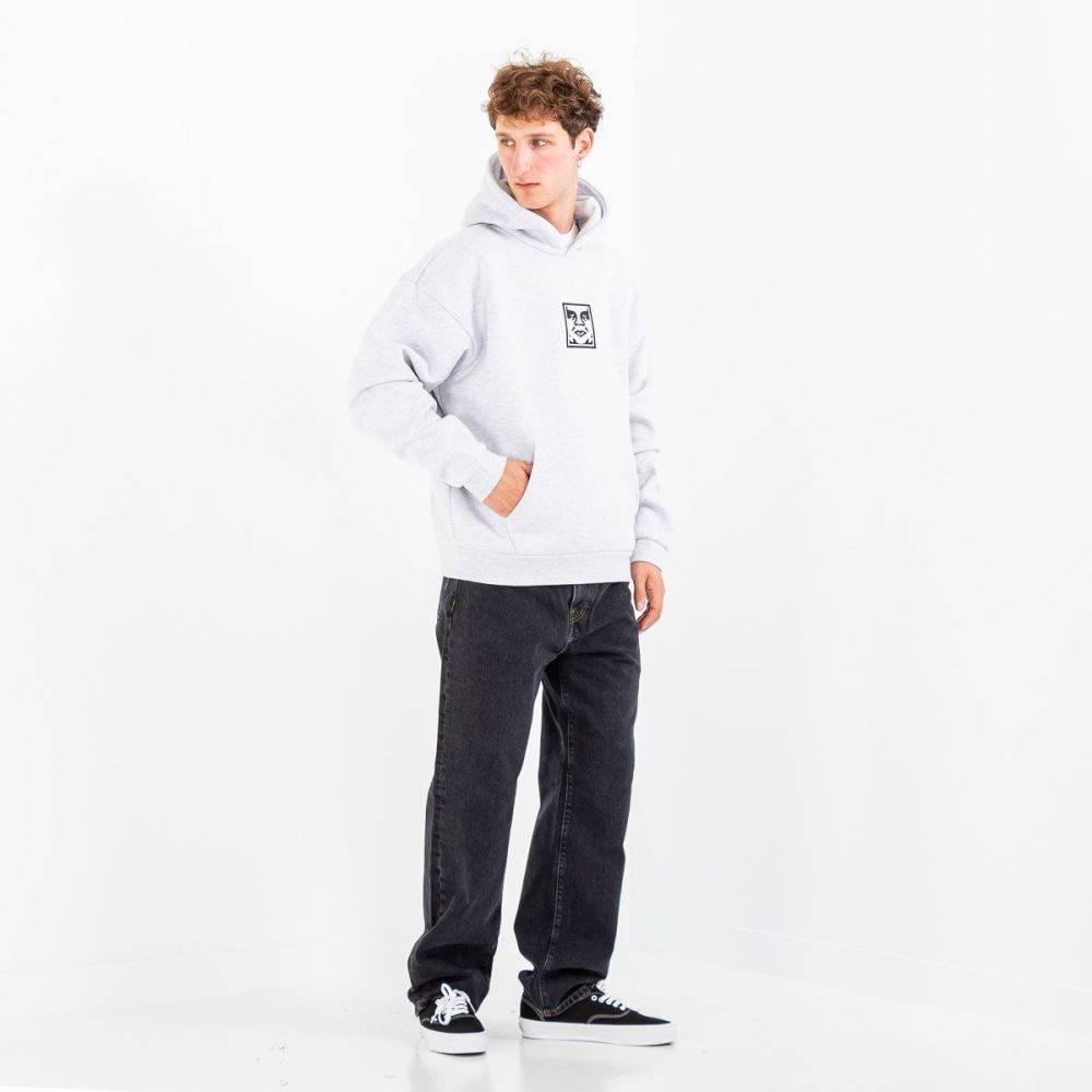 OBEY ICON EXTRA HEAVY HOOD II FLEECE
