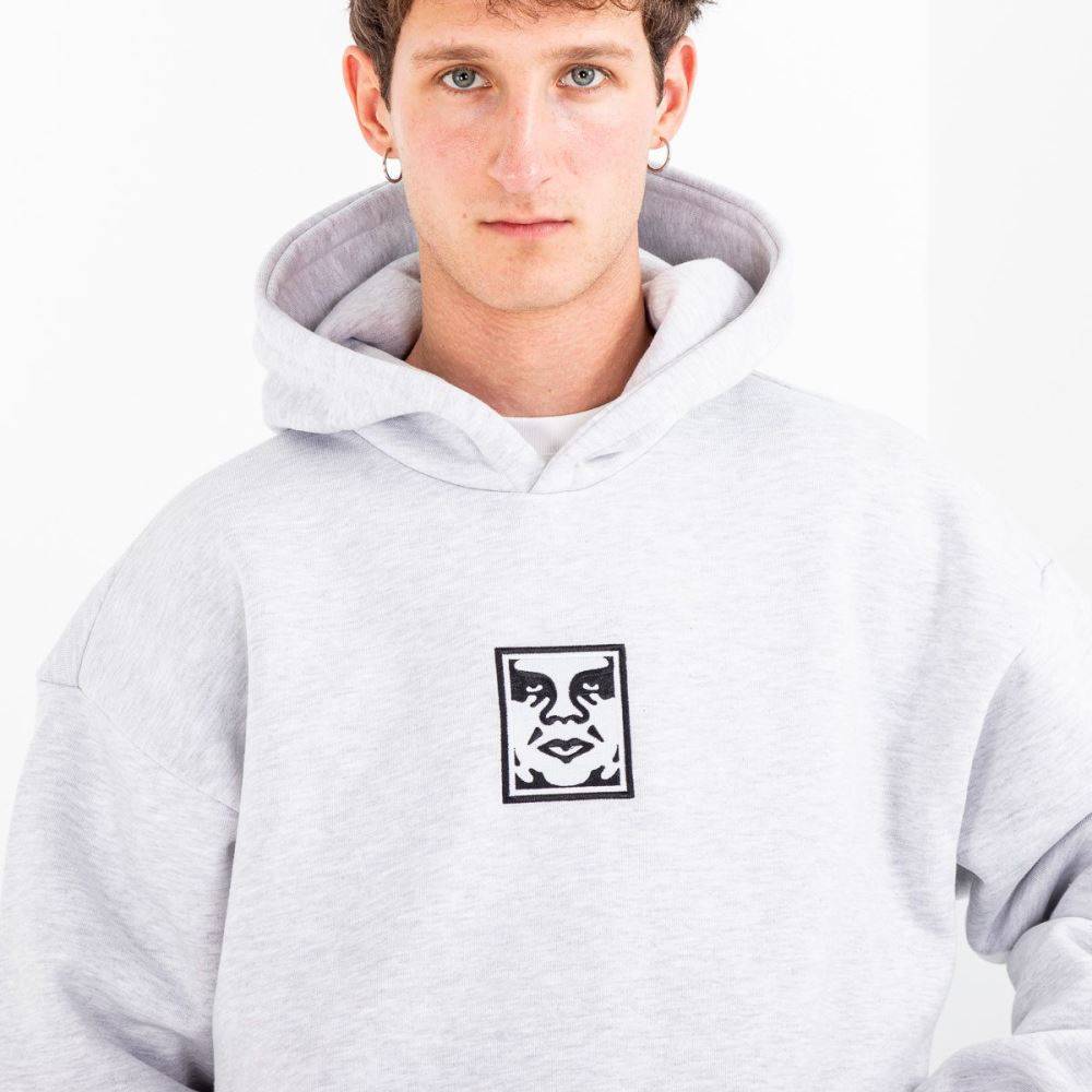 OBEY ICON EXTRA HEAVY HOOD II FLEECE