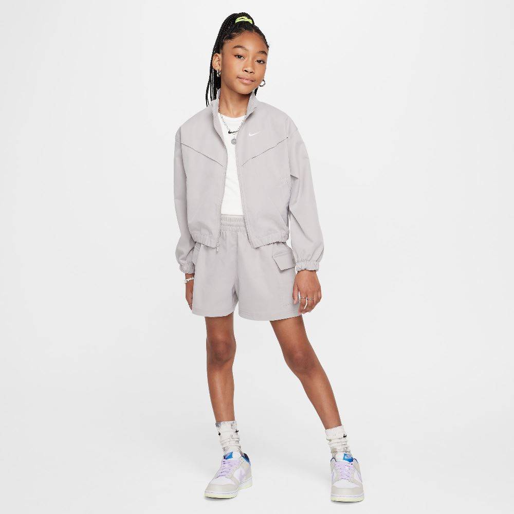 NIKE GIRLS LIGHTWEIGHT OVERSIZED JACKET