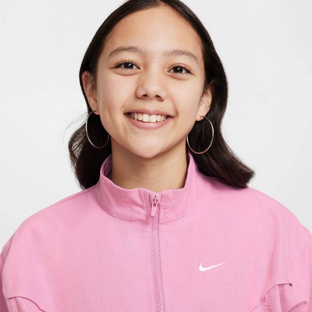 NIKE GIRLS LIGHTWEIGHT OVERSIZED JACKET