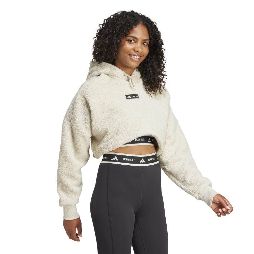 ADIDAS X MOON BOOT CROPPED HOODIE