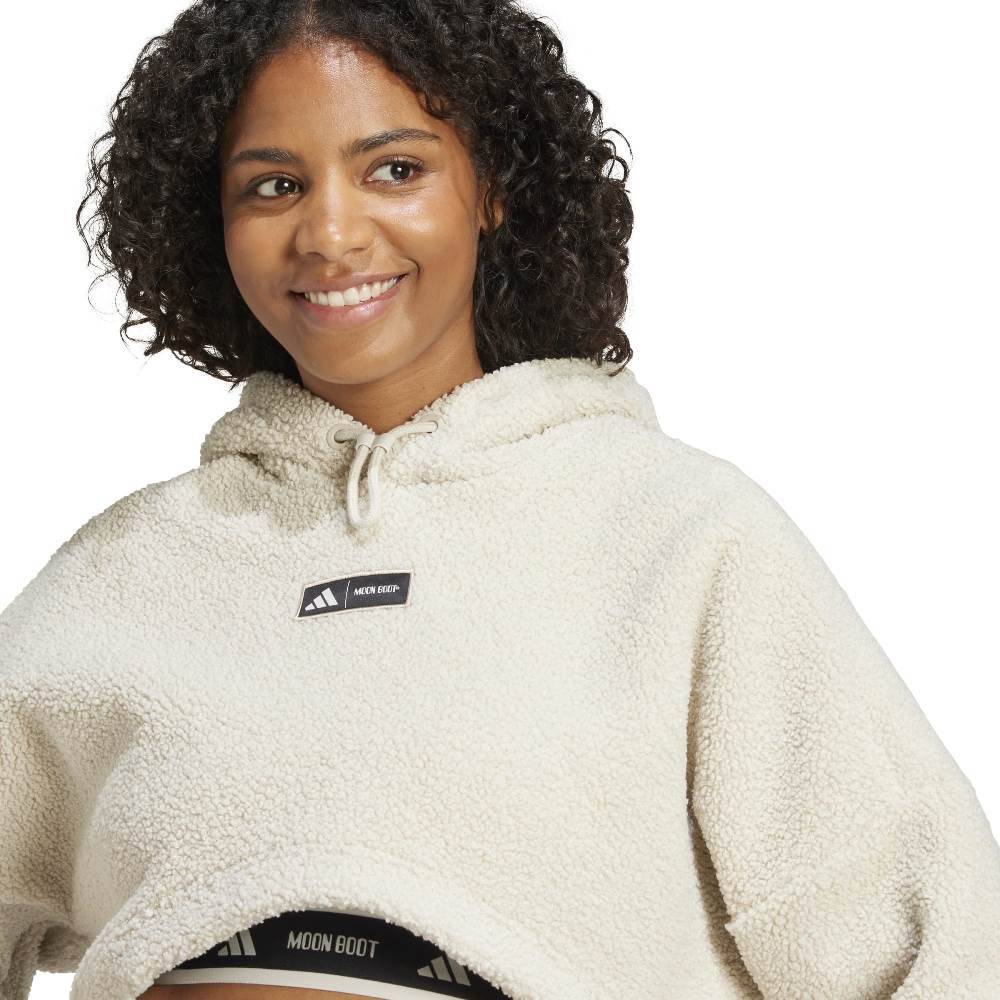 ADIDAS X MOON BOOT CROPPED HOODIE