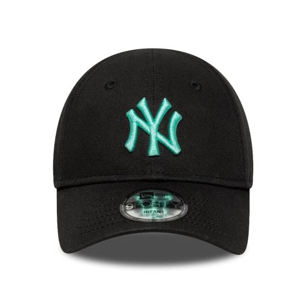 Casquette New Era 9Forty New York Yankees Noir - Taille Réglable Enfant - Neuf Avec étiquettes