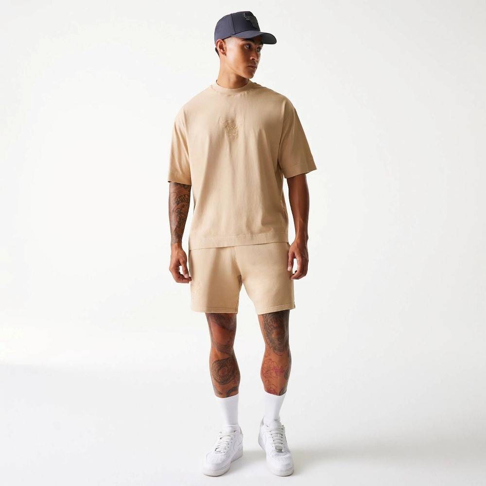 NEW ERA NBA WASHED BOX TEE CHICAGO BULLS