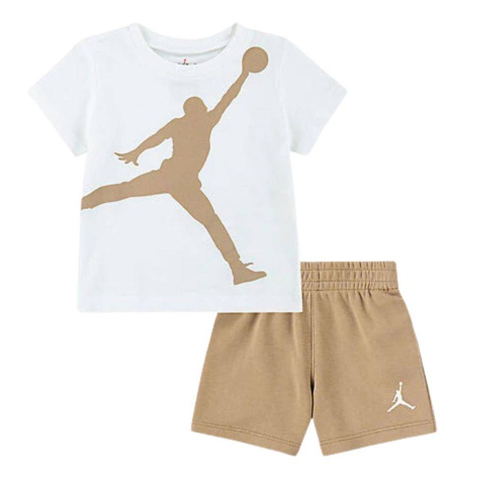 NIKE JORDAN LITTLE BOYS JUMBO JUMPMAN SHORT SET