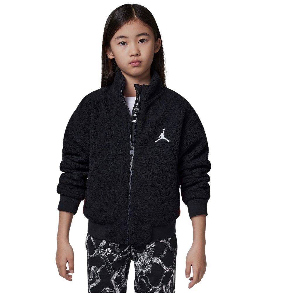 NIKE JORDAN GIRLS JUMPMAN SHERPA JACKET