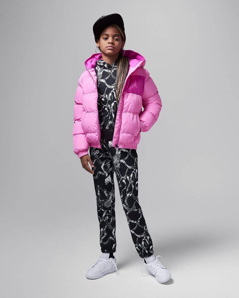 NIKE JORDAN GIRLS MIDWEIGHT JACKET