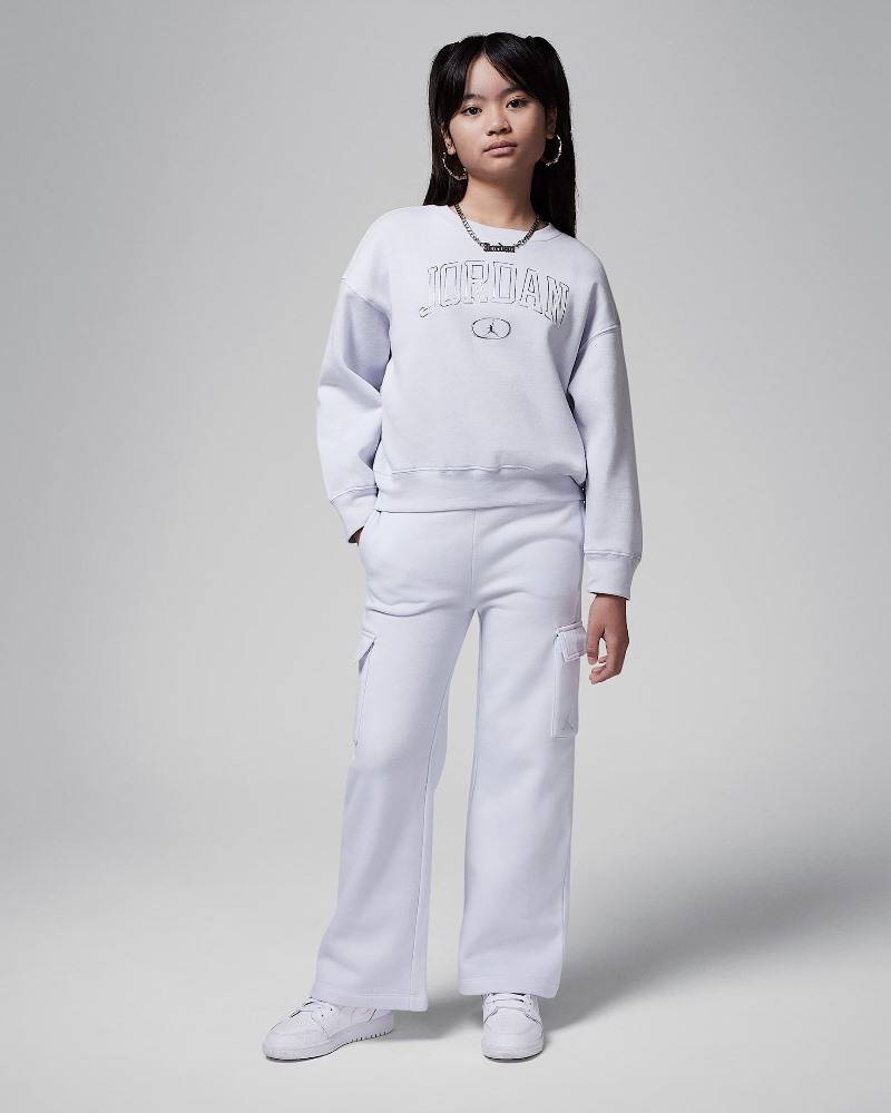 NIKE JORDAN GIRLS 1ST BABY BLUE CREW