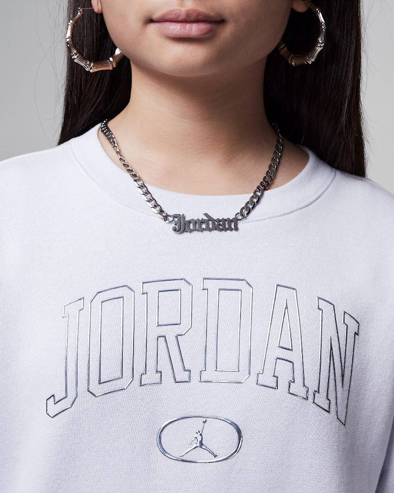 NIKE JORDAN GIRLS 1ST BABY BLUE CREW