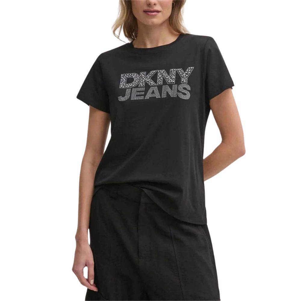 DKNY STUDDED LOGO T-SHIRT
