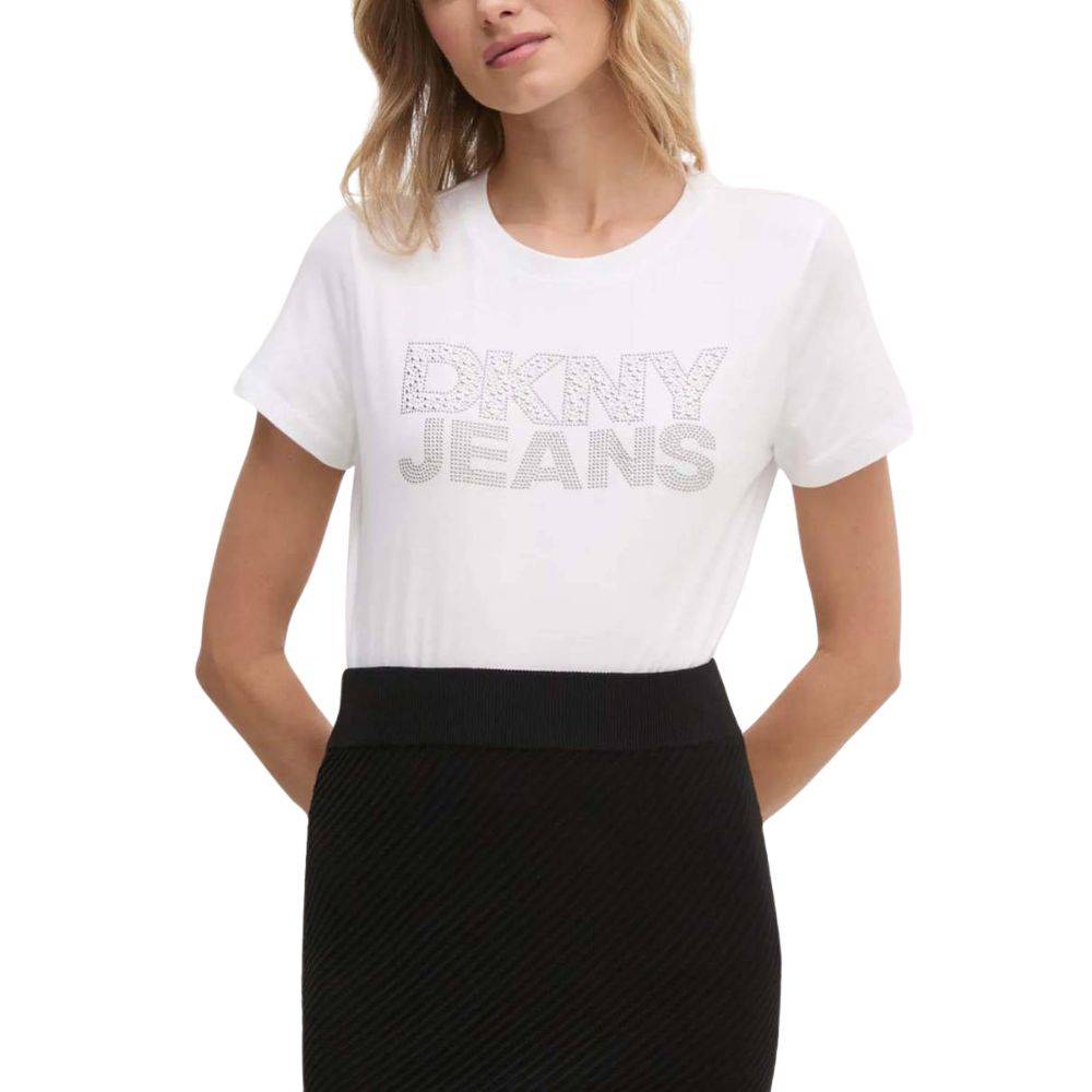 DKNY STUDDED LOGO T-SHIRT