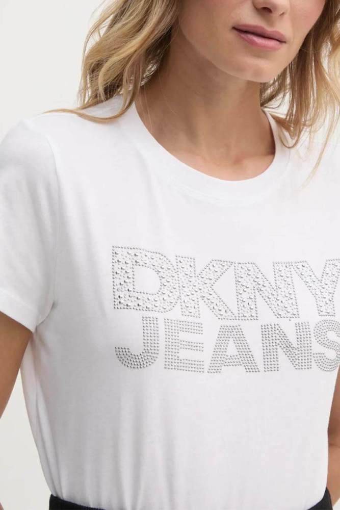 DKNY STUDDED LOGO T-SHIRT