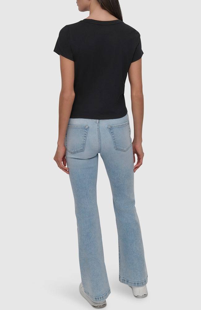 DKNY LOGO SHORT SLEEVE TOP