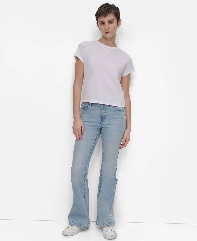 DKNY LOGO SHORT SLEEVE TOP
