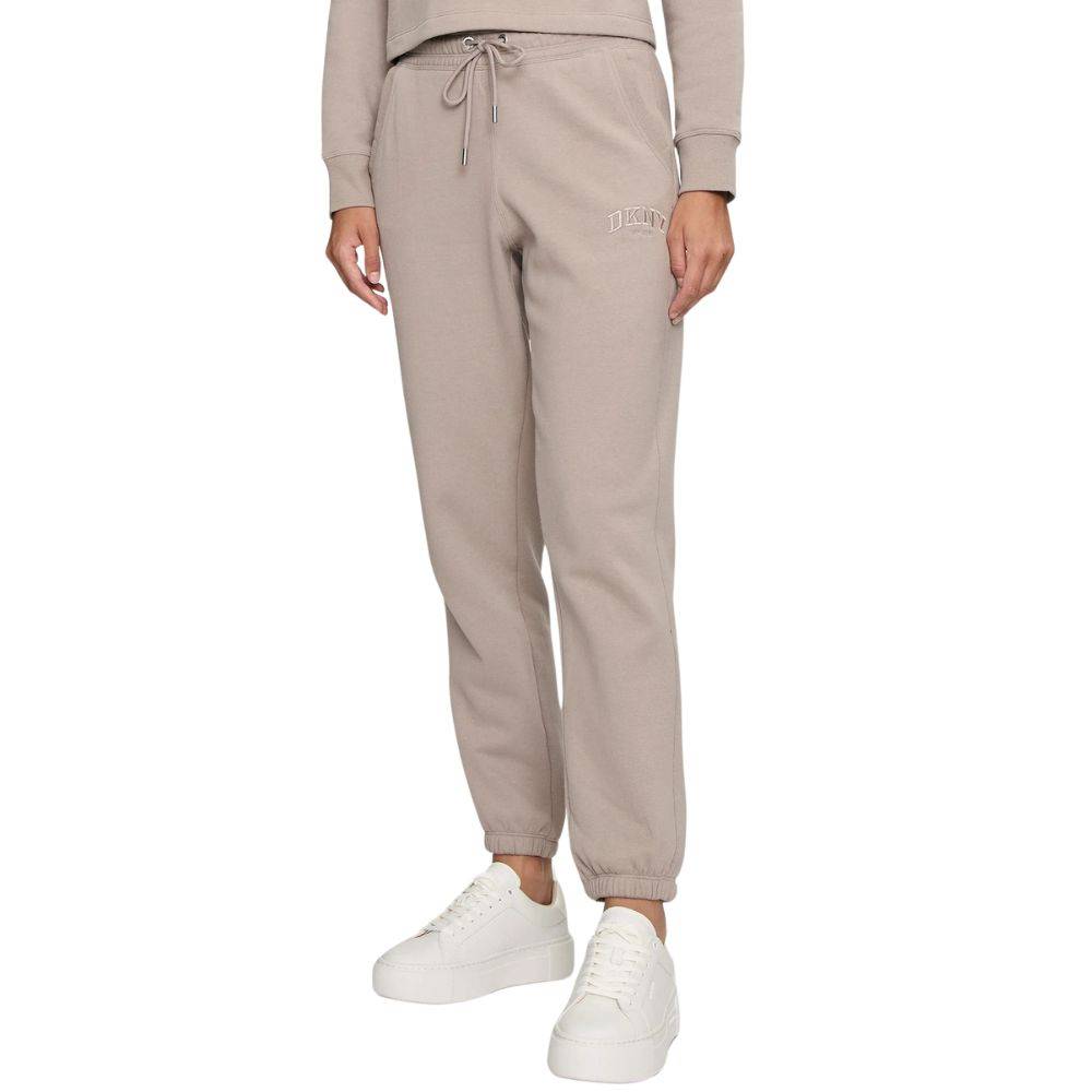 DKNY VARSITY LOGO HIGH RISE CUFF JOGGER
