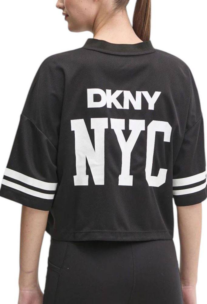 DKNY LOGO MESH TOP