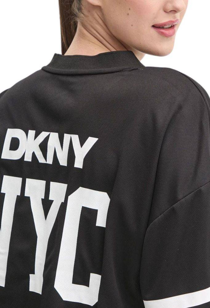 DKNY LOGO MESH TOP