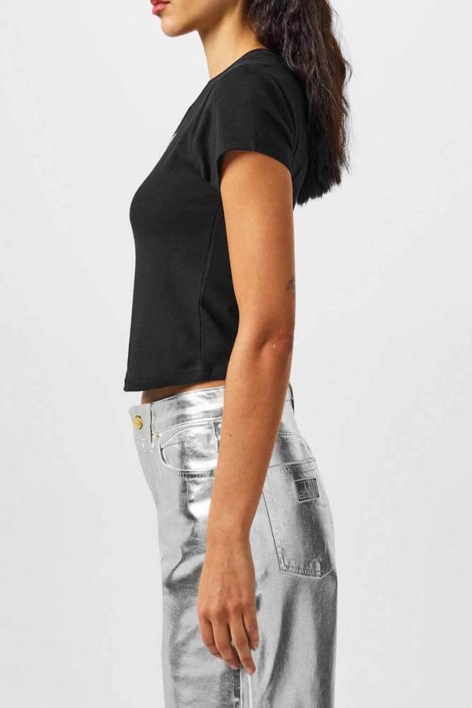 DKNY LOGO SHORT SLEEVE TOP