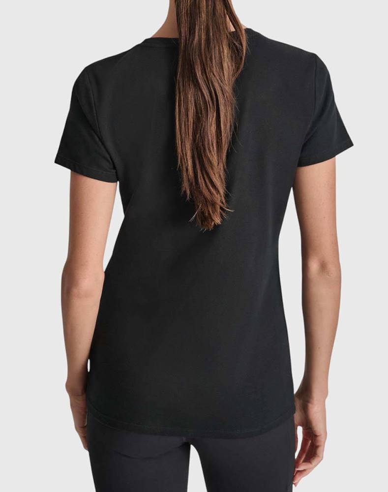 DKNY LOGO SHORT SLEEVE TOP