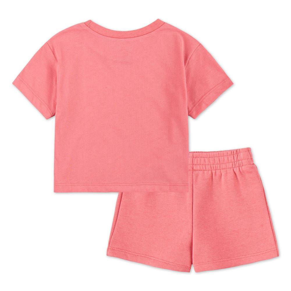NIKE JORDAN LITTLE GIRLS BROOKLYN ESS FLC SHORT SET