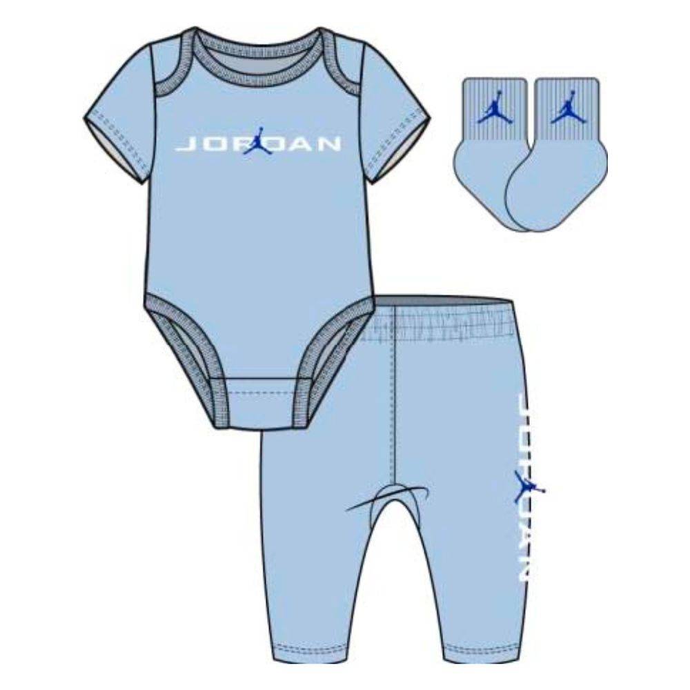 NIKE JORDAN BABY MJ BASELINE 3PC SET