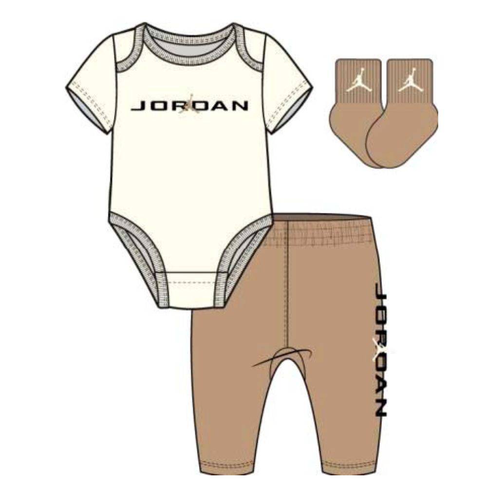 NIKE JORDAN BABY MJ BASELINE 3PC SET