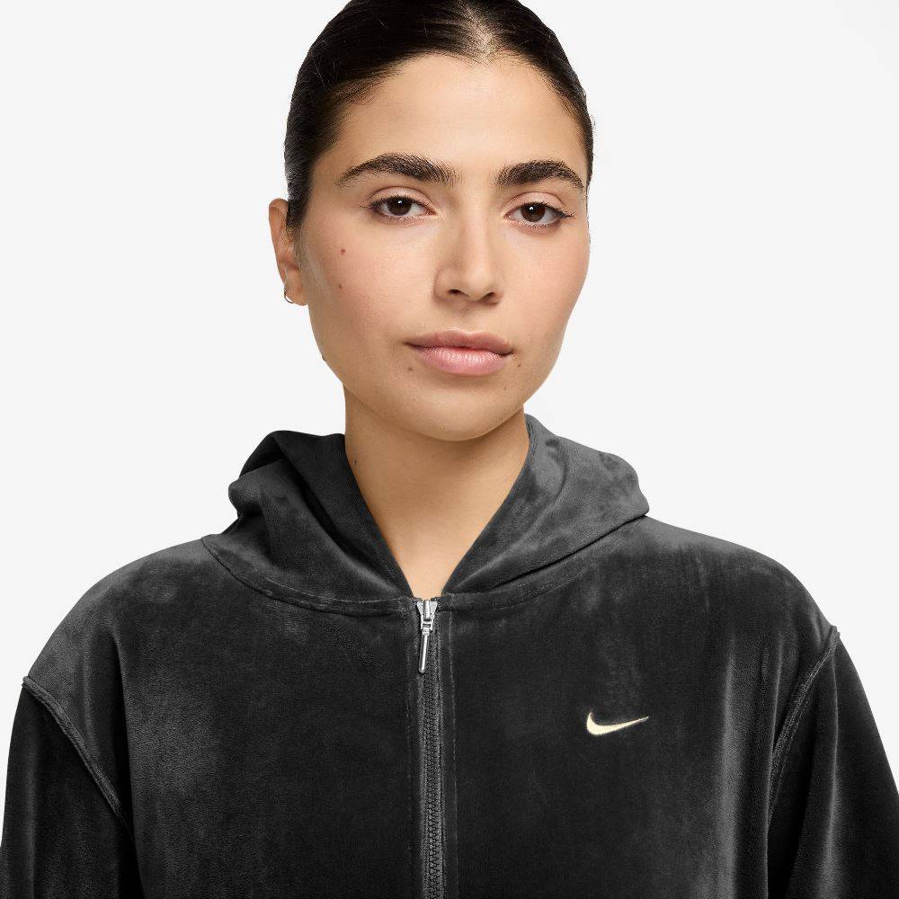 NIKE NSW WOMENS CHILL VELOUR LOOSE HOODIE
