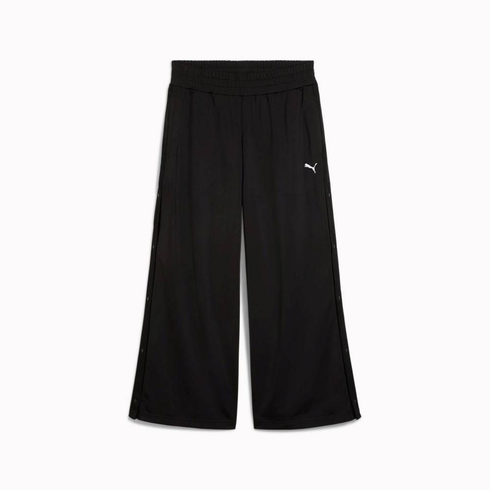 PUMA WARDROBE ESS RELAXED LOW RISE POPPER PANTS OP