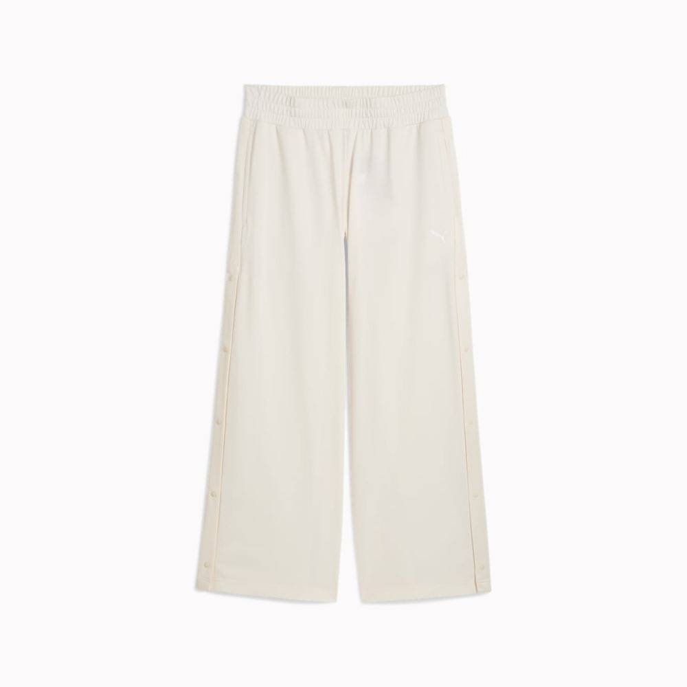 PUMA WARDROBE ESS RELAXED LOW RISE POPPER PANTS OP