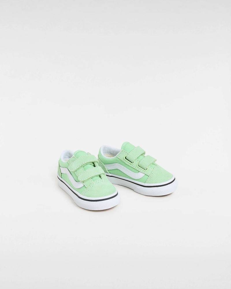 VANS TODDLER OLD SKOOL VELCRO COLOR THEORY SHOES