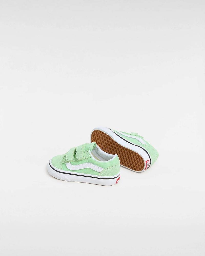 VANS TODDLER OLD SKOOL VELCRO COLOR THEORY SHOES