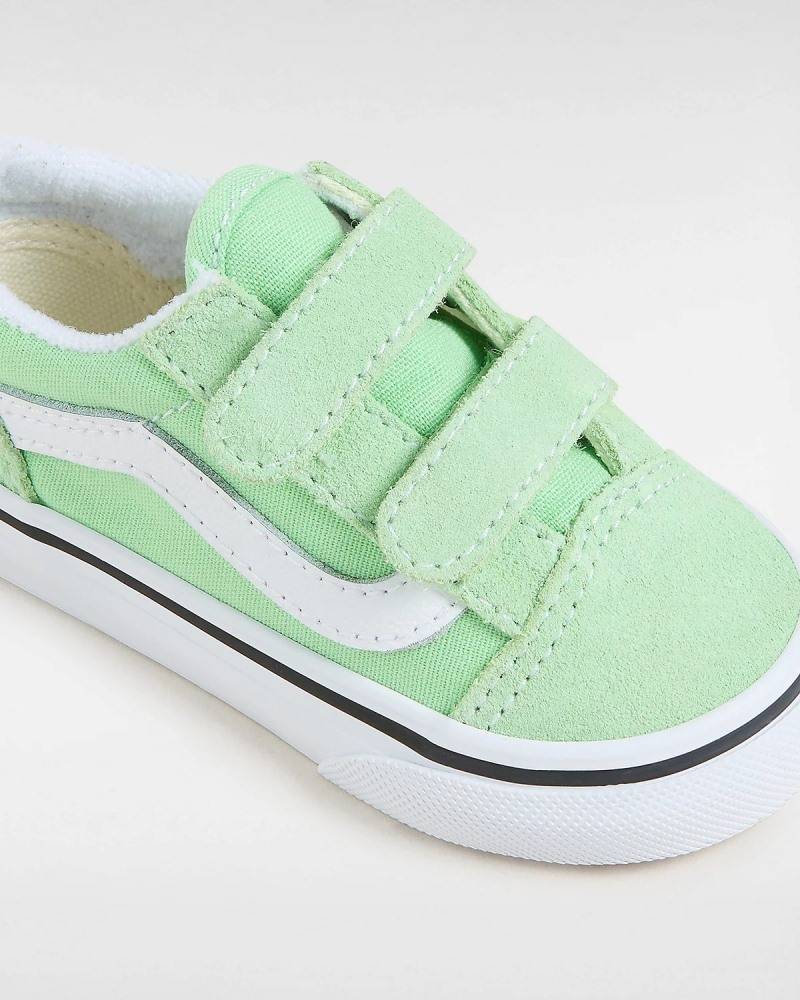 VANS TODDLER OLD SKOOL VELCRO COLOR THEORY SHOES