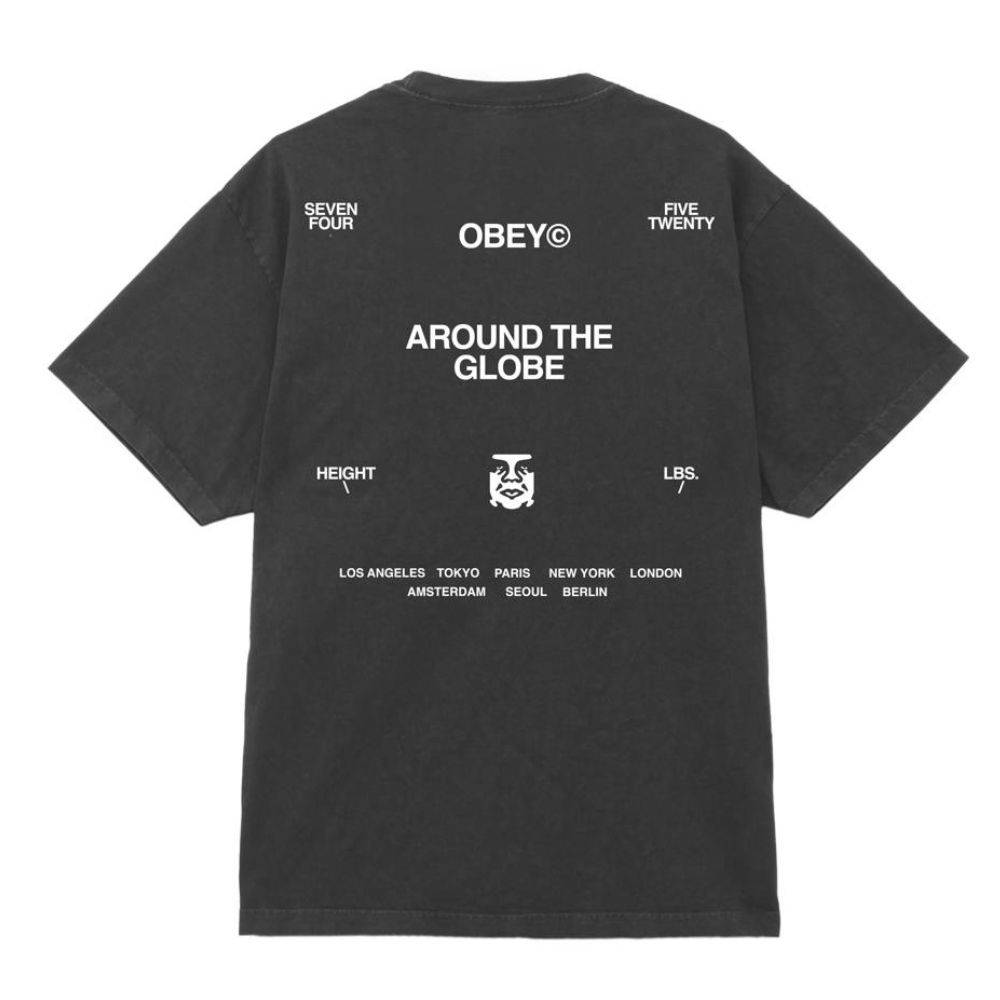 OBEY AROUND THE GLOBE TEE