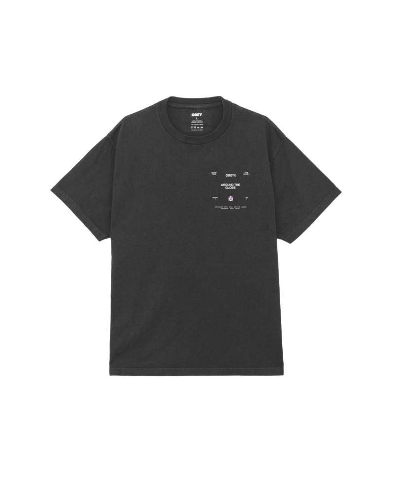 OBEY AROUND THE GLOBE TEE
