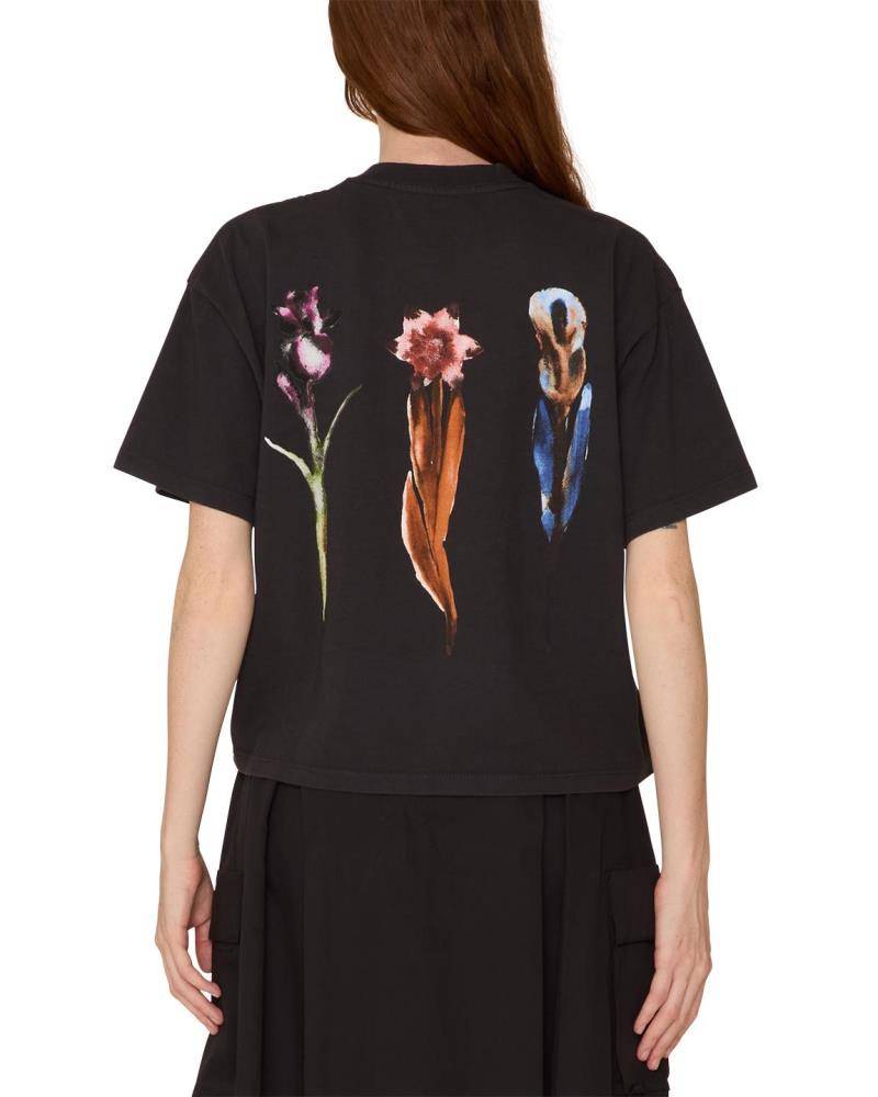 OBEY WATER COLOR FLOWER TEE